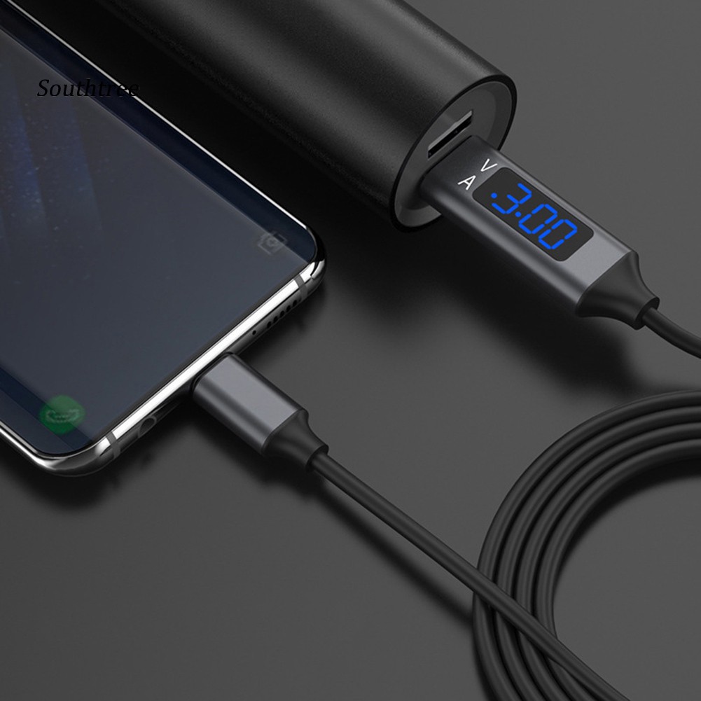 Dây cáp sạc nhanh Type C có đèn LED cho điện thoại Android iPhone
