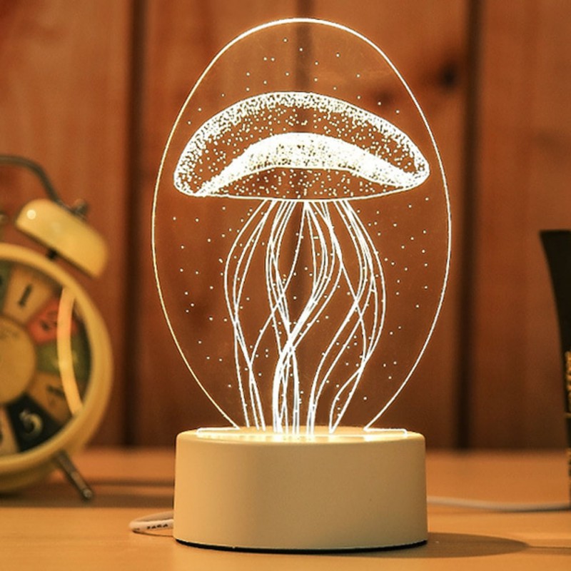 Đèn Ngủ 3d Sạc Usb