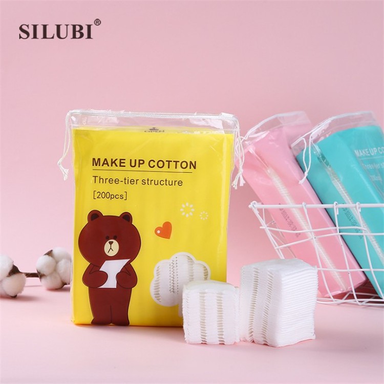 Bông tẩy trang 3 lớp Line friend Make Up Cotton 200 miếng-Chính Hãng | BigBuy360 - bigbuy360.vn
