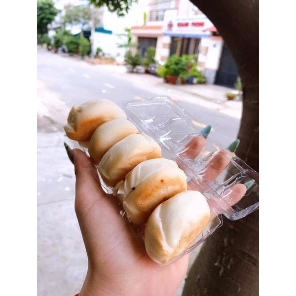 Bánh pía sầu riêng mini nhân chay gói 100gr 5 cái