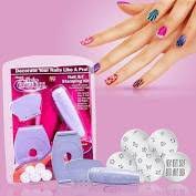 Bộ in vẽ móng làm nails bộ in vẽ sơn móng tay siêu tốc 1043