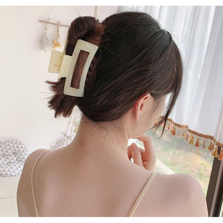 Kẹp Tóc Càng Cua Màu Trơn Thanh Lịch Cho Nữ C55