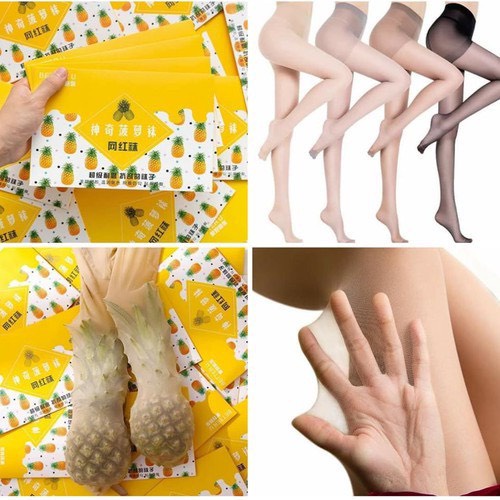Quần Tất Quả Dứa Siêu Dai Mềm Mịn Mỏng Che Khuyết Điềm
