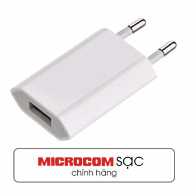 Sạc iphone dẹt Microcom