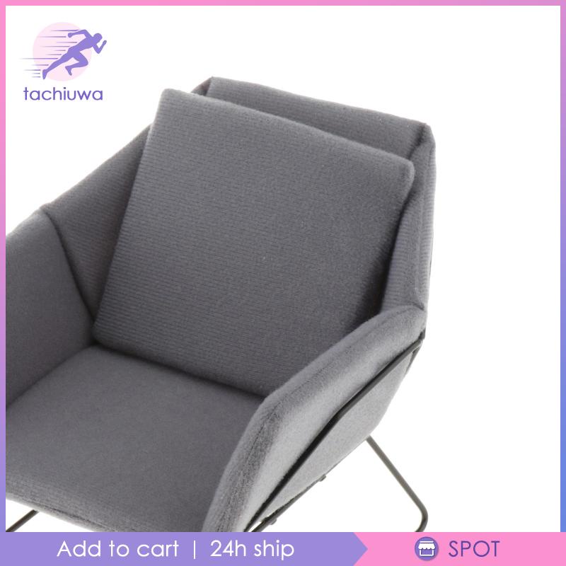 Ghế Sofa Mini Màu Tím Tỉ Lệ 1 / 6 Cho Nhà Búp Bê