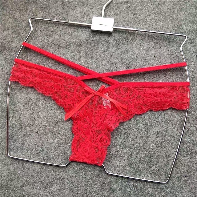 QUẦN LÓT REN LỌT KHE DÂY CHÉO HÔNG SEXY / SEXYCOSTUME | BigBuy360 - bigbuy360.vn