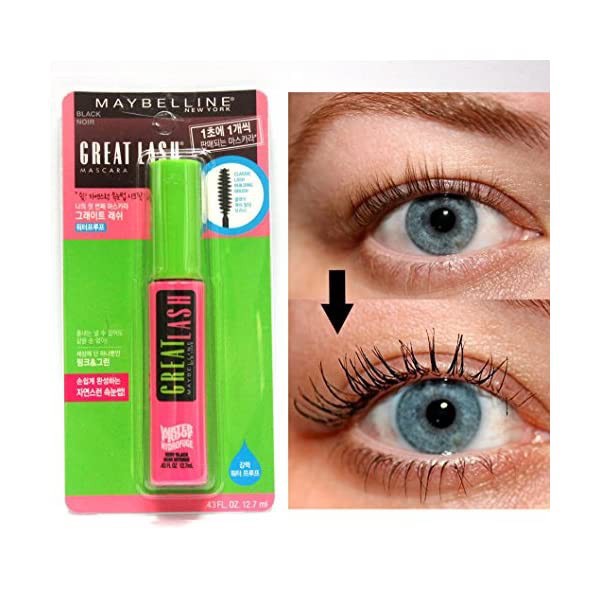 Mascara MAYBELINE GREAT LASH chống trôi 12ml 100% USA