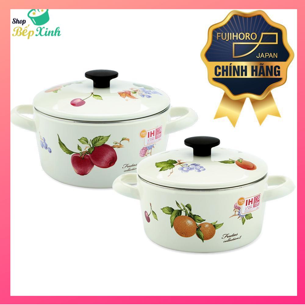 BỘ 2 NỒI TRÁNG MEN FUJIHORO FRV-2