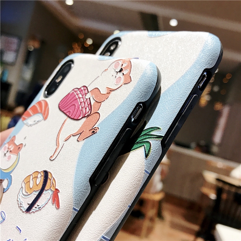 Ốp điện thoại họa tiết cún vui nhộn dùng cho Iphone 6/6s/6p/6sp/7/8/7p/8p/X/XS/Xr/Xs Max | BigBuy360 - bigbuy360.vn