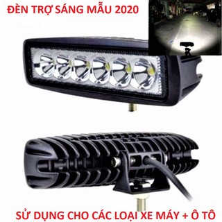 ĐÈN TRỢ SÁNG XE MÁY LED C6 MẪU 2021 SIÊU SÁNG LẮP CÁC LOẠI XE MÁY + Ô TÔ ( BẢO HÀNH 12 THÁNG )