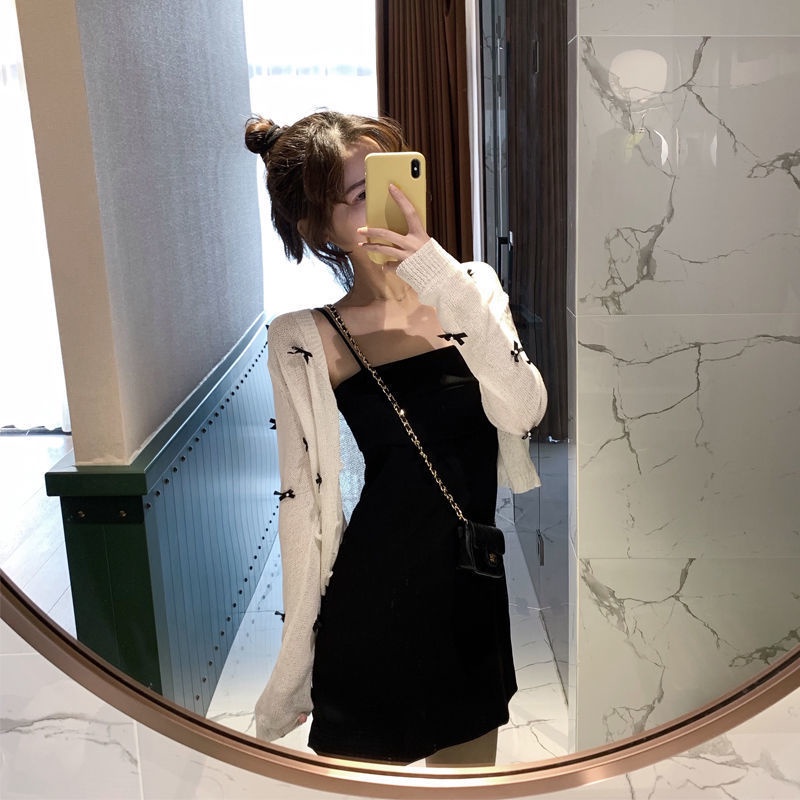 Áo Khoác Cardigan Dệt Kim Mỏng Dáng Ngắn Chống Nắng Thời Trang Cho Nữ 8568