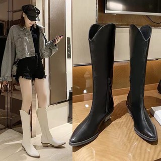 BOOT ĐẾ THẤP CỔ VÁT TREND 2020 ( order+ảnh thật)