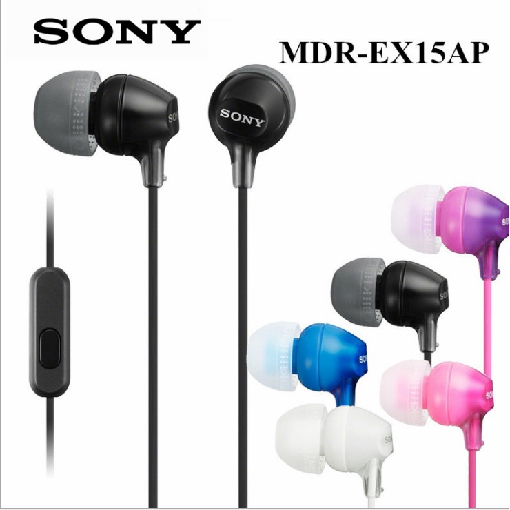 Tai nghe có dây SONY MDR-EX15AP 3.5mm Nhỏ Gọn Chất Lượng Cao