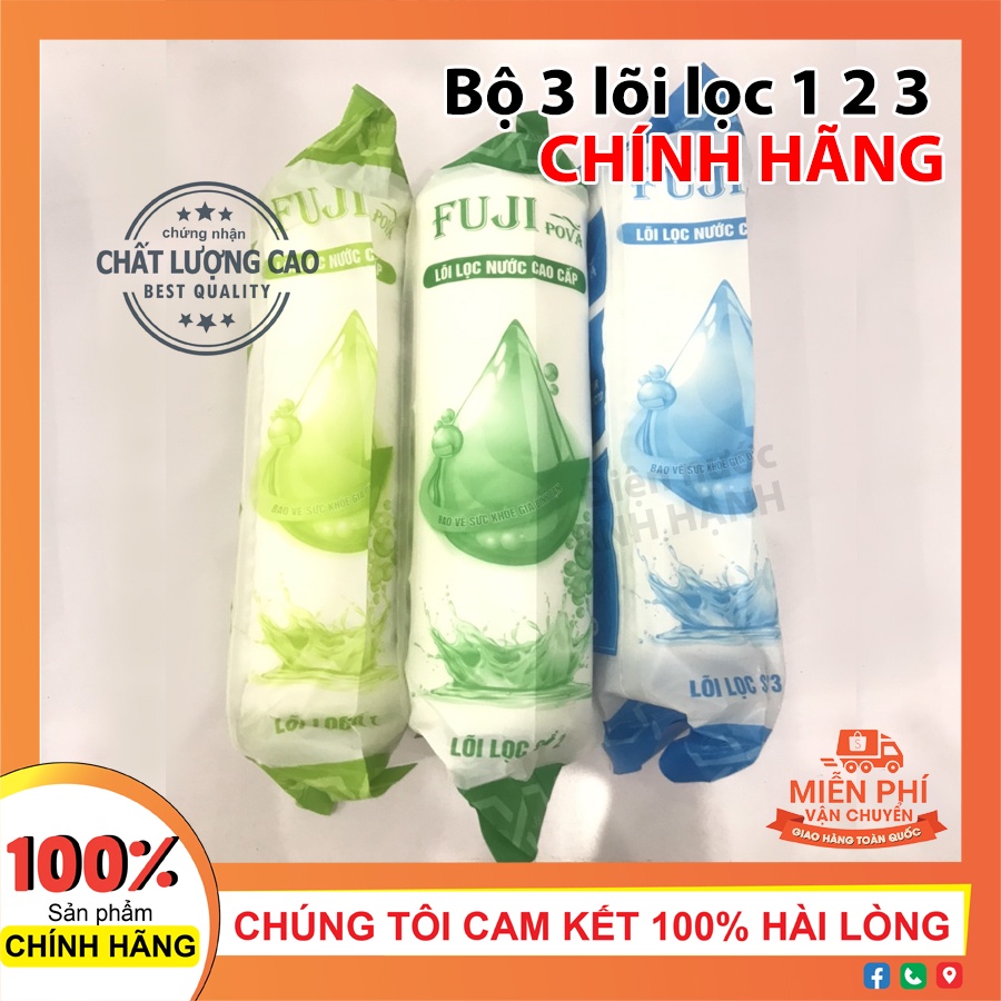 Bộ 3 lõi lọc nước Fuji chất lượng cao giá rẻ