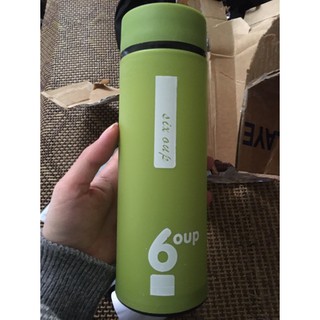 BÌNH GIỮ NHIỆT 6 UP THUỶ TINH 450ml