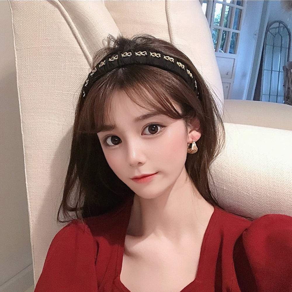 Cài tóc phối chuỗi xích thời trang dành cho nữ