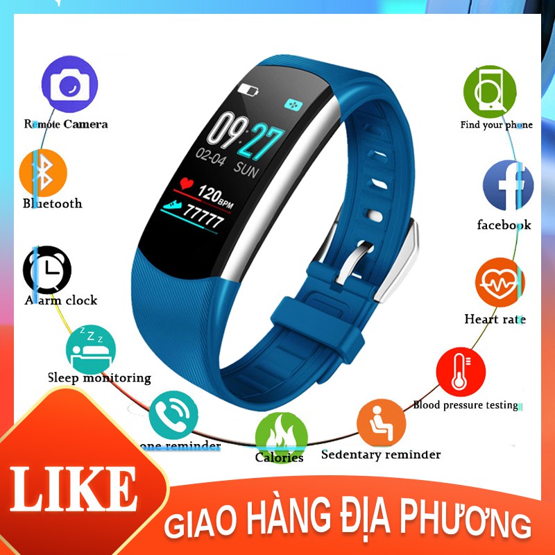 Đồng Hồ Thông Minh, Đồng Hồ Đo Sức Khỏe C6 Smart Band Thiết Kế Nhỏ Gọn Thông Minh, Nhịp Tim, Đo Huyết Áp, Xem Giờ [SHC6]