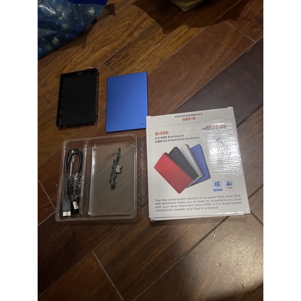 Bộ vỏ hdd box 2.5 usb 3.0 vỏ nhôm xịn