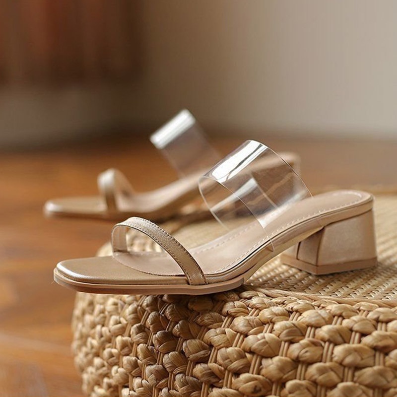 Dép cao gót IELGY thiết kế đơn giản thời trang cho nữ