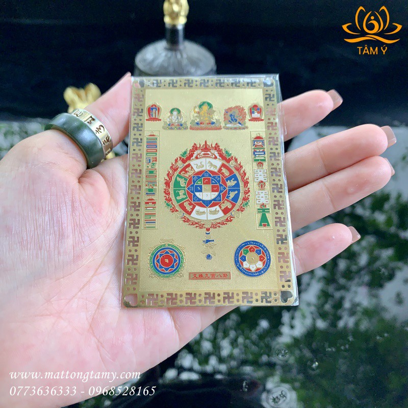 Thẻ bài Văn Thù Cửu Cung Bát Quái | BigBuy360 - bigbuy360.vn