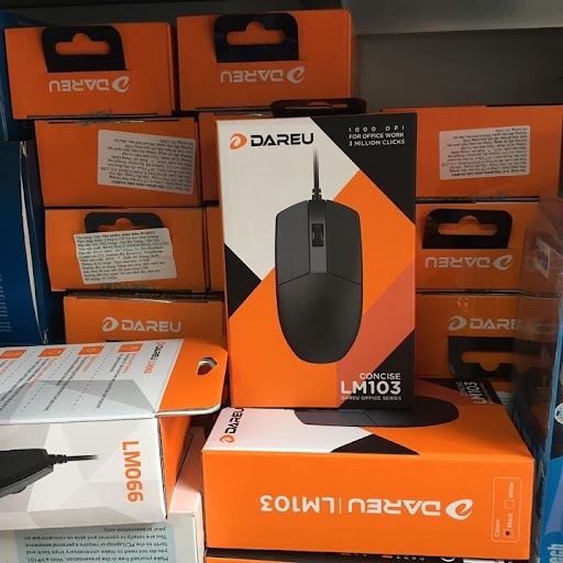 Chuột chơi game Dareu LM103 Black  - Chính hãng