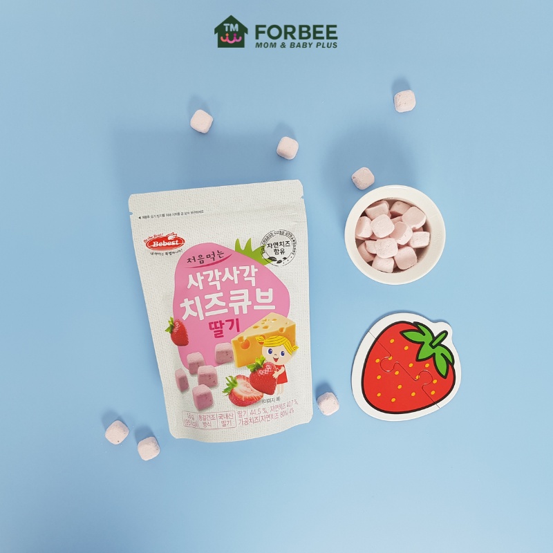 Snack phô mai sấy BEBEST - Bổ sung dinh dưỡng cho trẻ từ 7 tháng tuổi - FORBEE