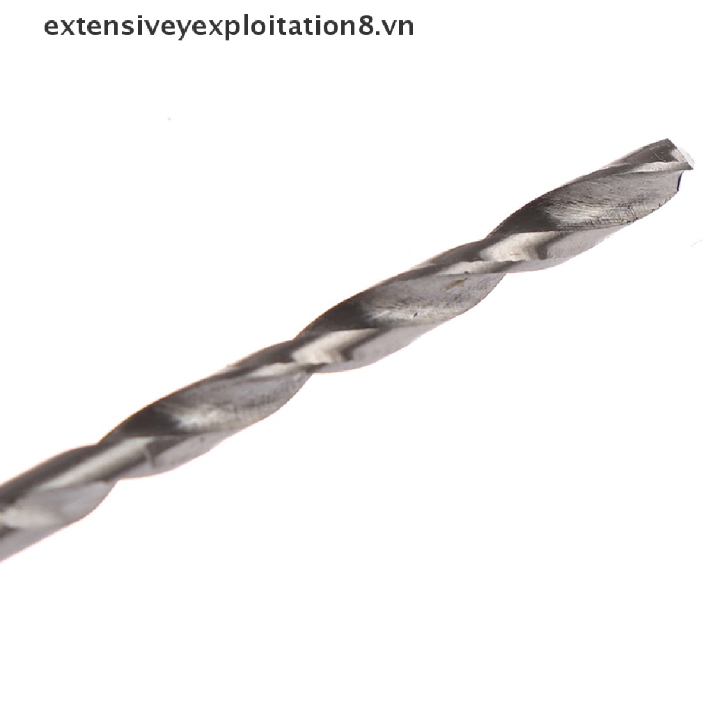 Bộ 10 mũi khoan xoắn trục thẳng Micro HSS 0.8mm - 3.0mm