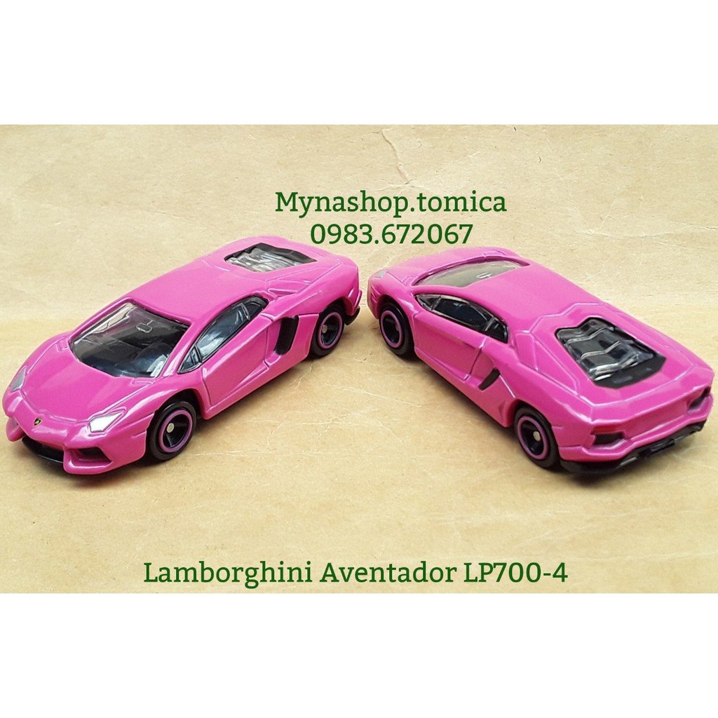 Xe mô hình tomica - Lambor Aventador LP700-4 (màu hồng)