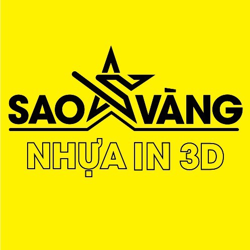 Nhựa IN 3D SAO VÀNG
