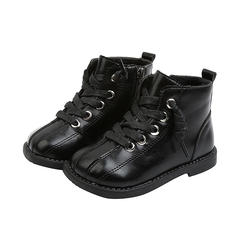 Bốt cao cổ, Bốt dây phong cách Hàn Quốc cho bé mã S377