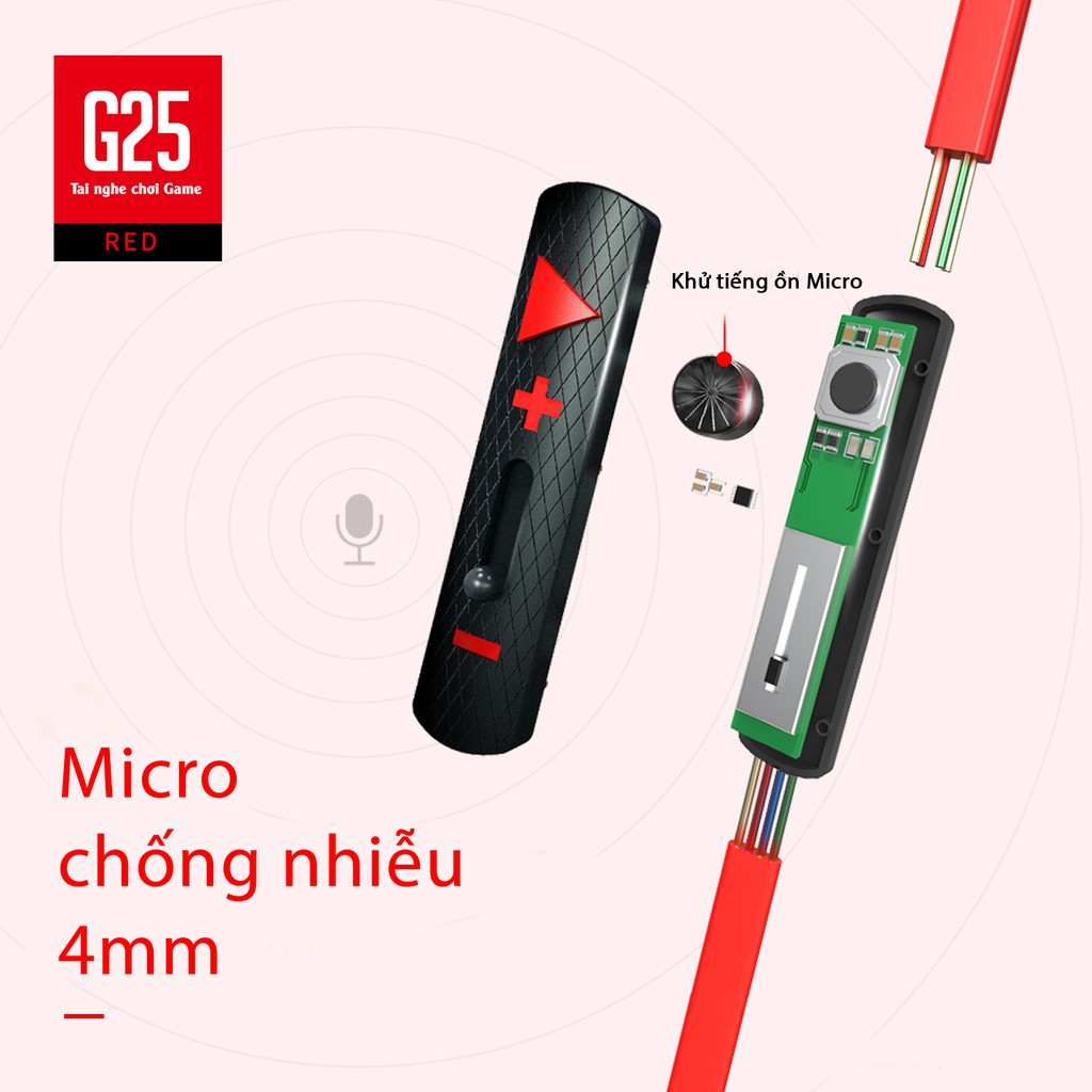 Tai nghe gaming nhét tai Plextone G25 bass sâu, âm thanh cực chất, hàng chính hãng, bảo hành 12 tháng.