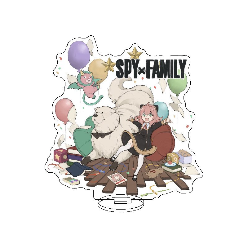 ( NHIỆM VỤ ) Standee SPY X FAMILY Gia Đình Điệp Viên tượng acrylic anime mica chibi trang trí trưng bày mô hình