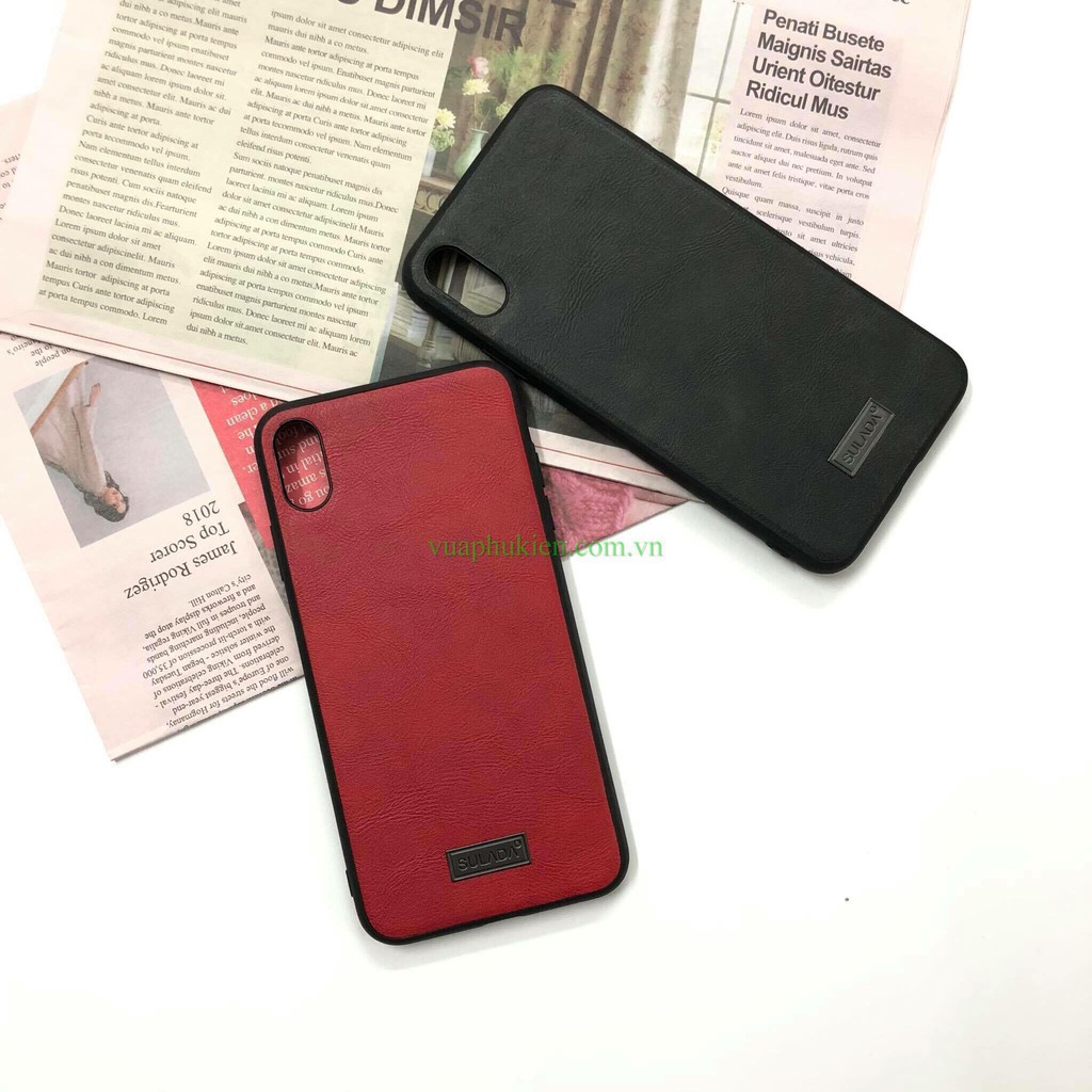 Ốp lưng SULADA da cho iPhone 12/12 Mini/12 Pro/12 Pro Max/11 Pro/11 Pro Max/XS Max/Xr/X/XS da nhập khẩu cao cấp