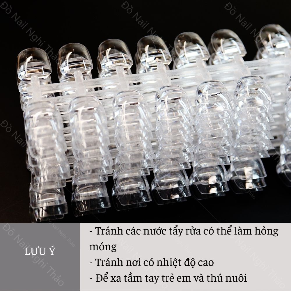 Móng mẫu vuông hàn quốc , móng giả tập sơn