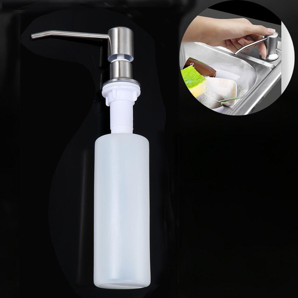 Bình Đựng Xà Phòng Rửa Tay Bằng Thép Không Gỉ Tiện Dụng Cho Nhà Tắm