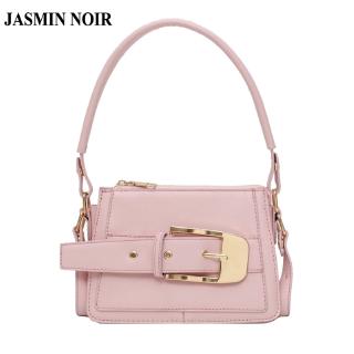 Túi Đeo Vai JASMIN NOIR Màu Trơn Vạt Mềm Dây Mỏng Thời Trang Cho Nữ