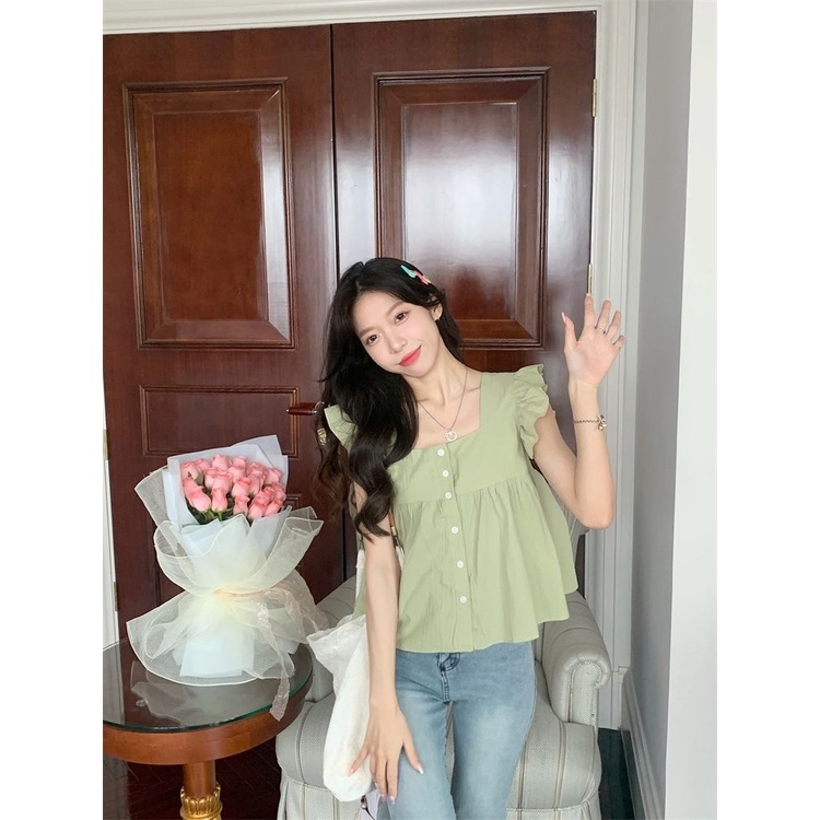 Áo Sơ Mi Không Tay Phong CáCh HàN QuốC JL-TX-383