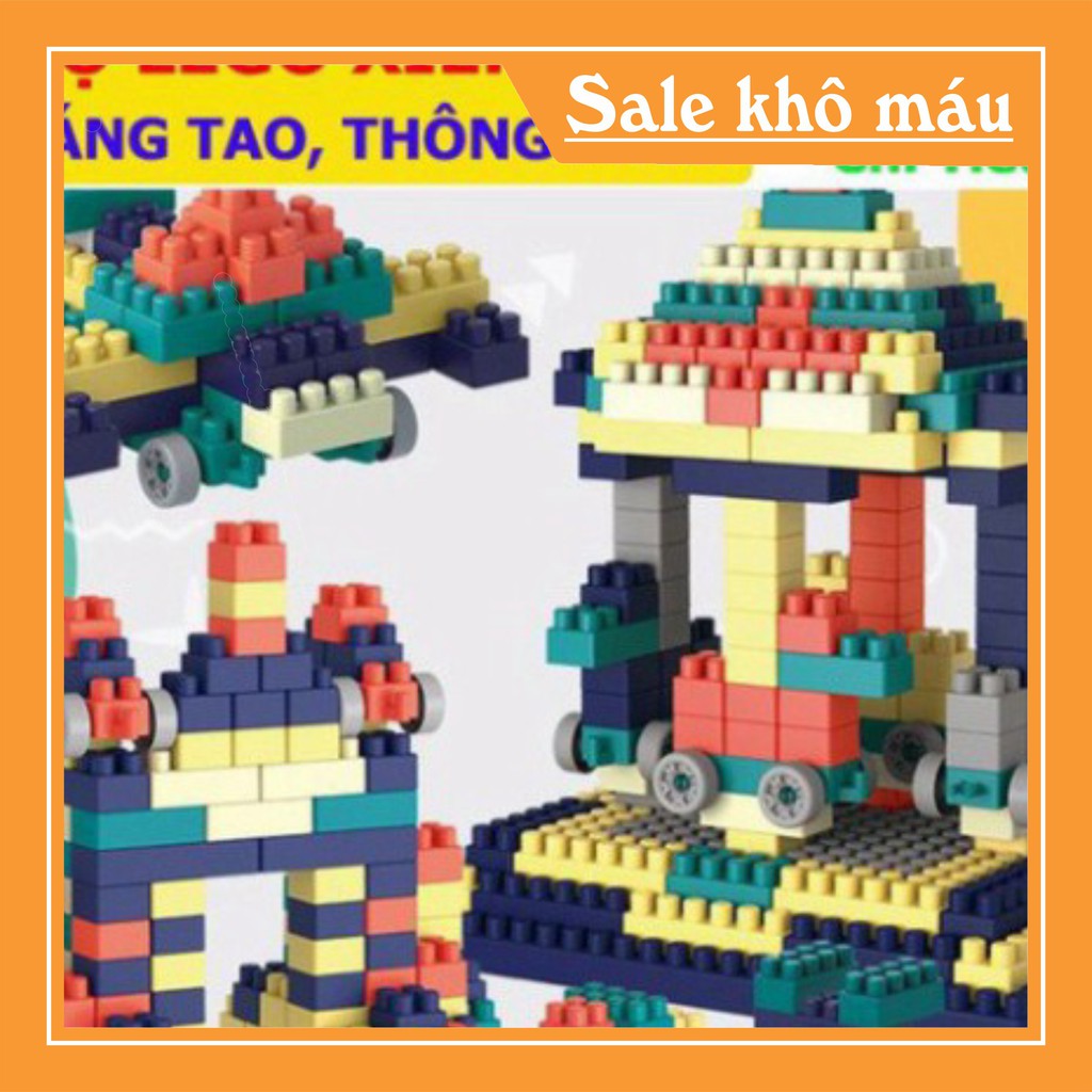 LEGO 520 CHI TIẾT BUILDING BLOCK PARK NO.11037 CHO BÉ YÊU