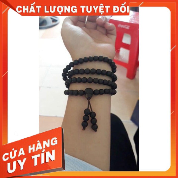 Vòng tay Trầm hương Indo 108 hạt, size 6mm (nữ) và 8mm (nam)