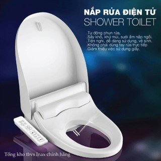 Nắp rửa điện tử INAX CW-H18VN [Chính hãng] Nắp bồn cầu thông minh có sưởi, xịt rửa nước ấm, sấy khô