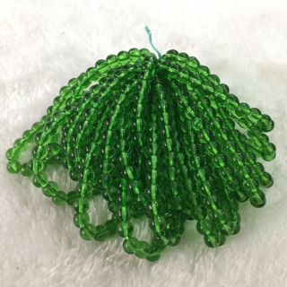 10 vòng tay hạt đá xanh lá 8mm
