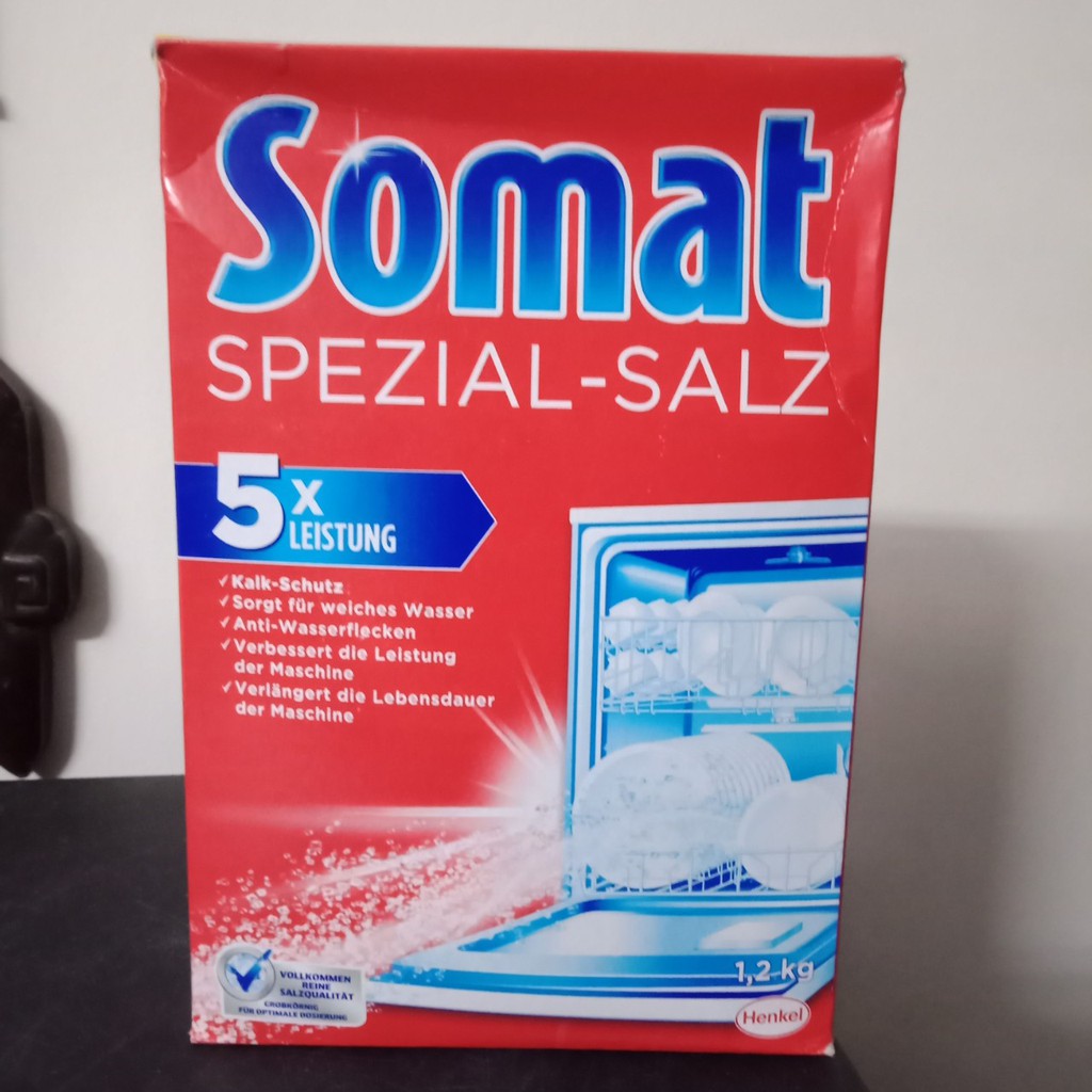 Muối rửa bát Somat 1.2kg dùng cho máy rửa bát