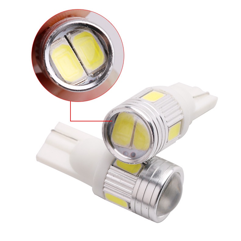 Đèn LED T10 Demi, Xinhan ô tô-xe máy 6 LED siêu sáng