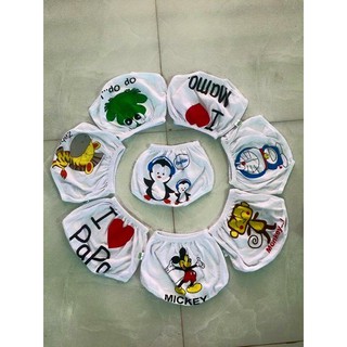 Set 5 quần chục chip cotton cho bé