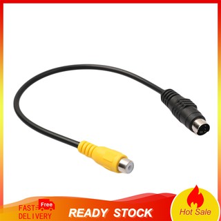 Dây cáp adapter kết nối đầu cắm S-Video 4 pin với cổng AV TV RCA