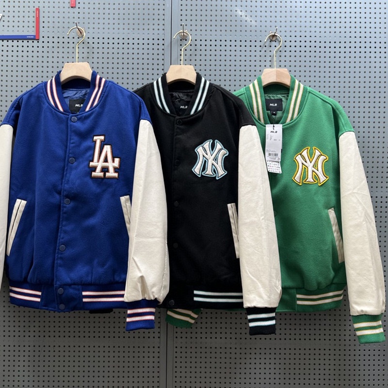 ORDER - Jackets varsity - Áo khoác bóng chày 22 M.l.b - unisex cho cả nam lẫn nữ - Hàng trung chuẩn - The Mei