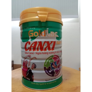 SỮA CANXI CHO NGƯỜI GIÀ Goldlac Canxi Sure lon 900g - Ngăn ngừa Loãng Xương - Tiểu Đường