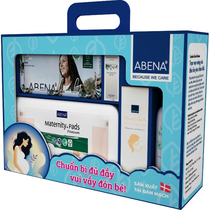 Quà tặng đi sinh Abena cho mẹ nhập khẩu Đan Mạch