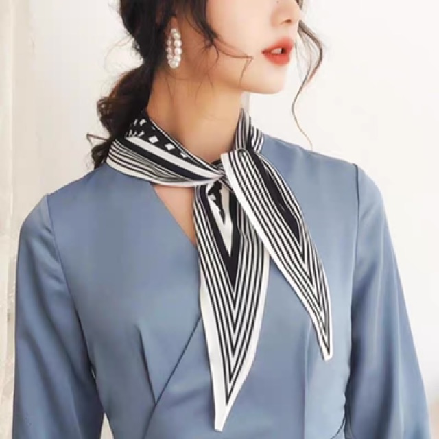 Khăn choàng cổ in hình dễ thương