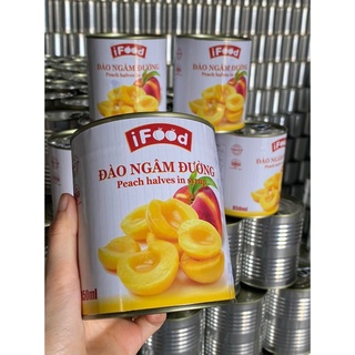 Đào ngâm đóng hộp 830gr